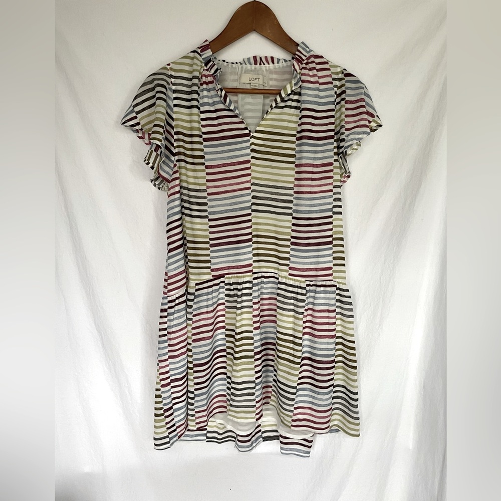LOFT Striped Dress